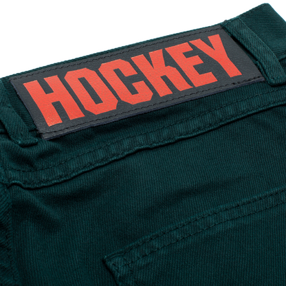 Hockey Jeans Double Knee Dark Green Skateboard Pants