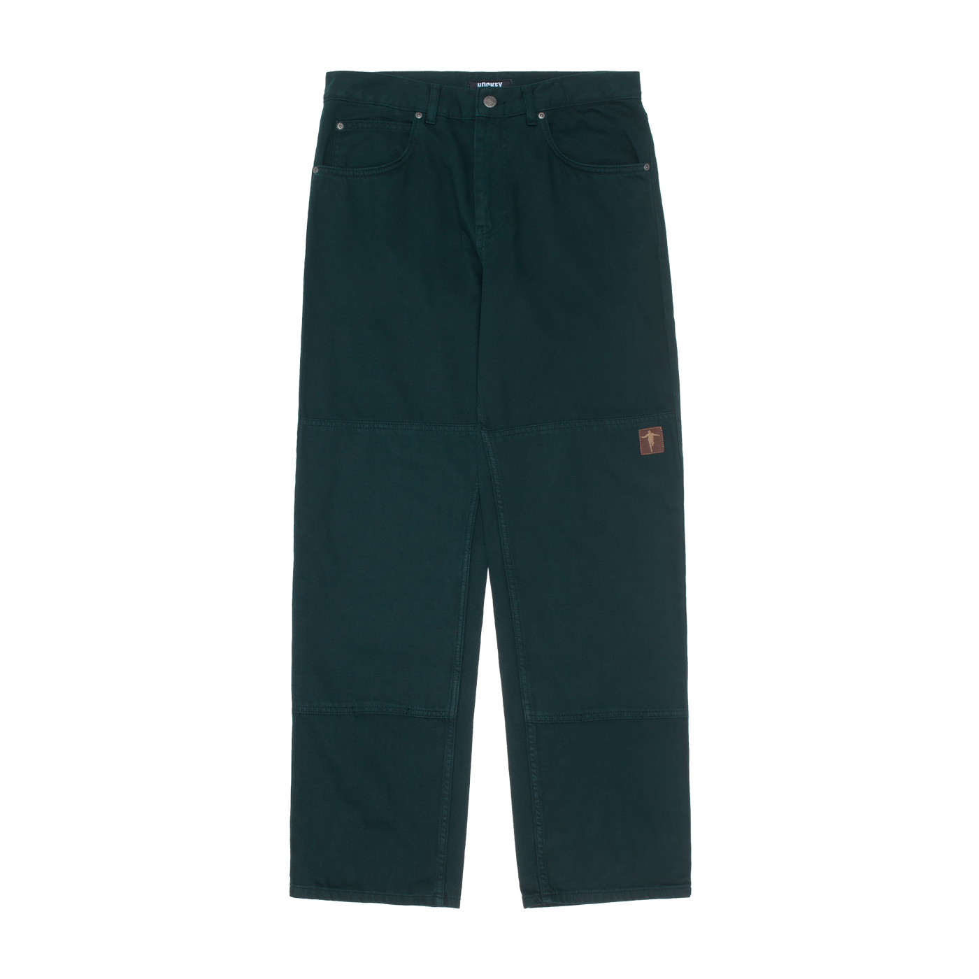 Hockey Jeans Double Knee Dark Green Skateboard Pants
