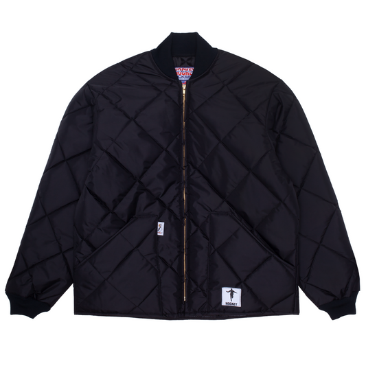 Hockey Insulated Jacket Black Zip Up