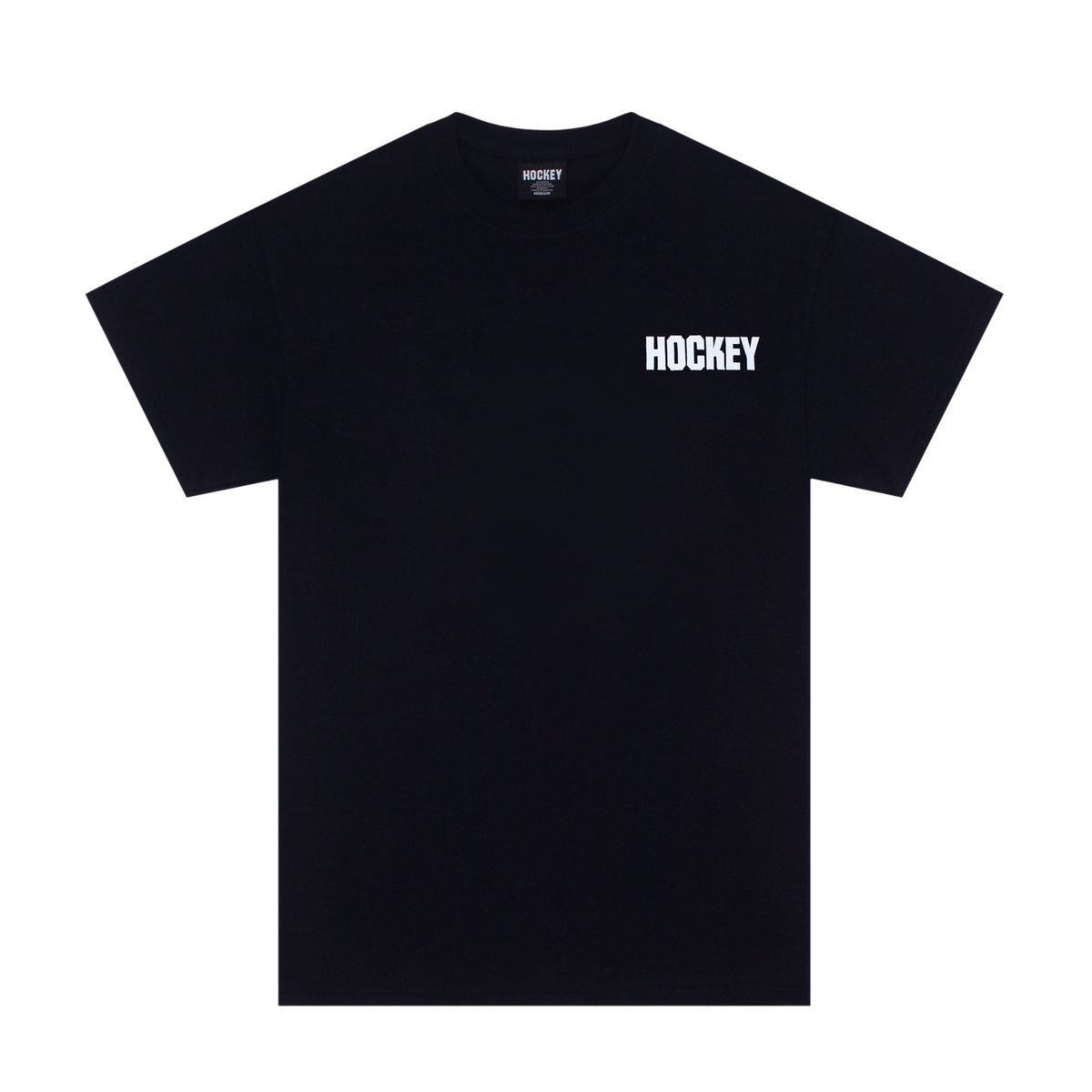 Hockey Tee Luck Black Skateboard T Shirt