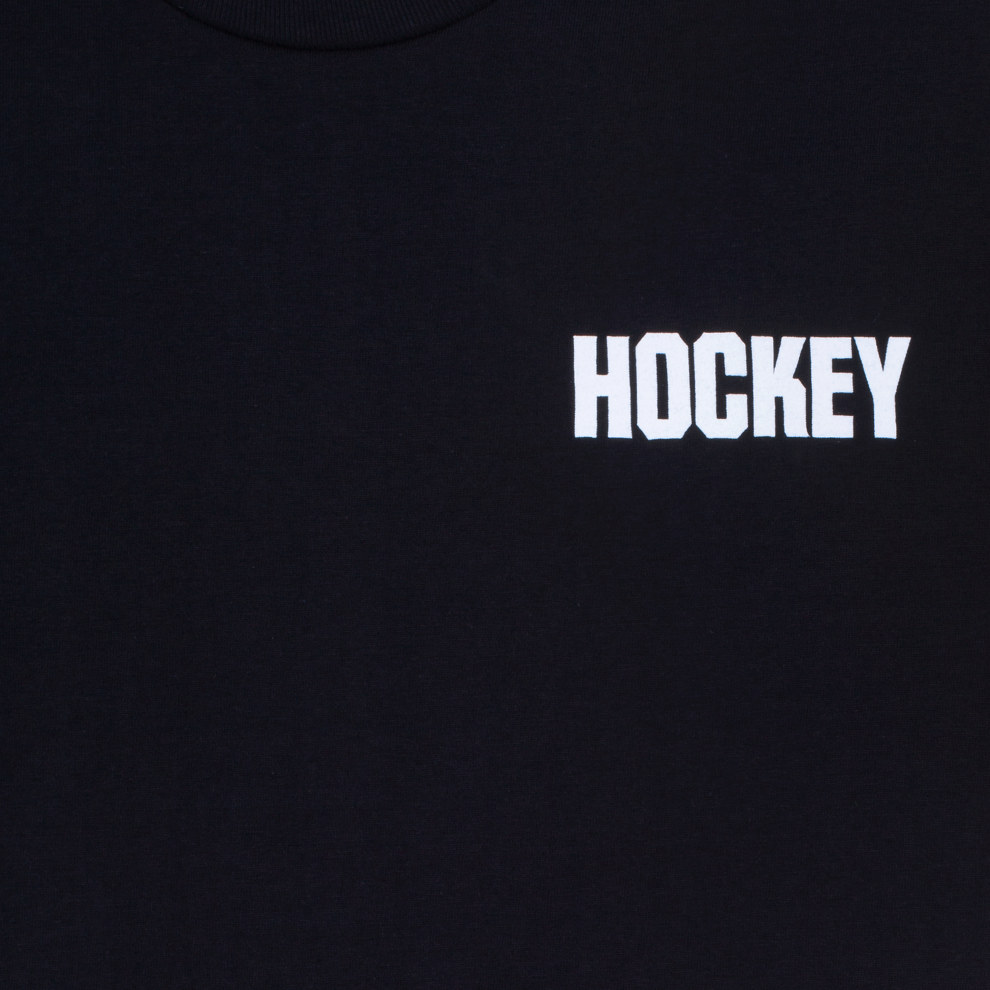 Hockey Tee Luck Black Skateboard T-Shirt