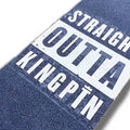 Kingpin Skate Supply Grip Tape Straight Outta Black 9X33 Skateboard Griptape