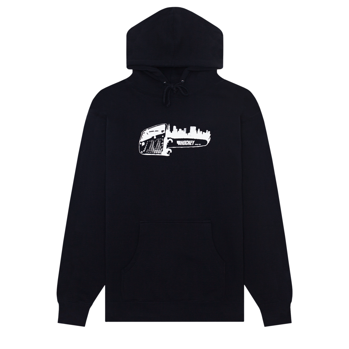Hockey Hood Sharp City Black Skateboard Hoodie Hoody