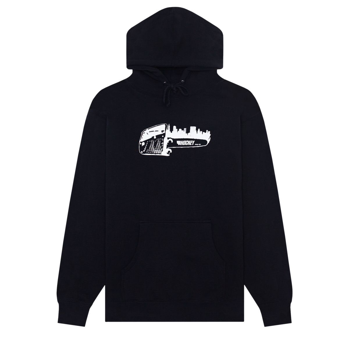 Hockey Hood Sharp City Black Skateboard Hoodie Hoody