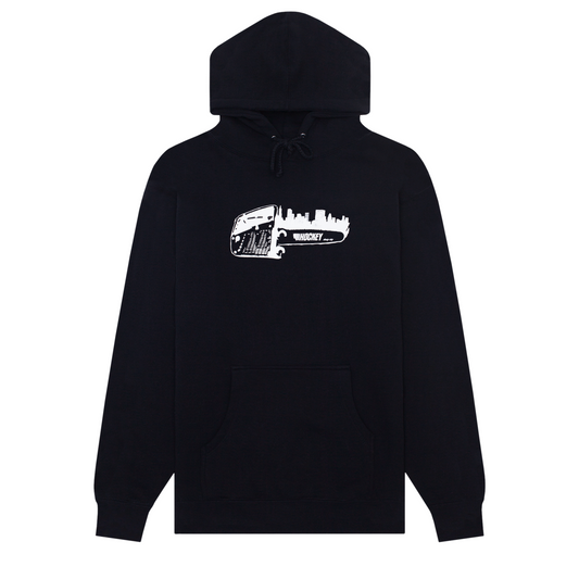 Hockey Hood Sharp City Black Skateboard Hoodie Hoody