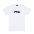 Hockey Tee Sticker Logo White Skateboard T Shirt