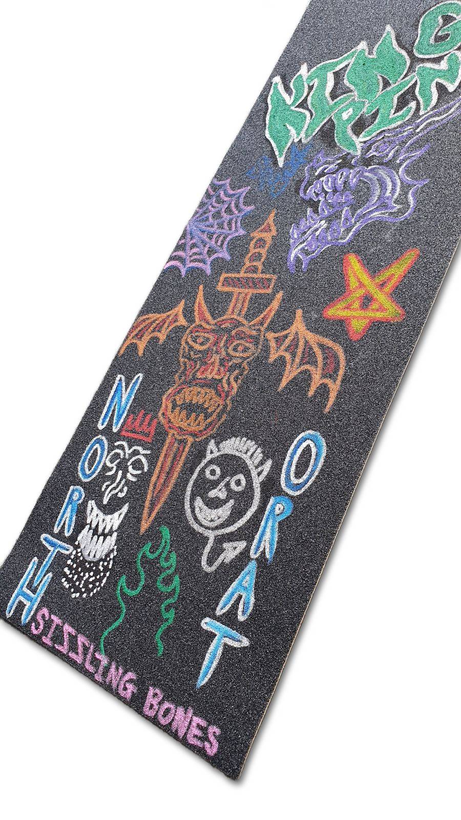Kingpin Skate Supply x Northo Rat Grip Tape Sizzling Bones