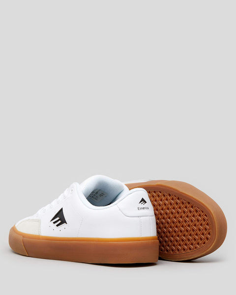 Emerica Shoes TEMPLE White Gum US SIZE Skateboard Sneakers