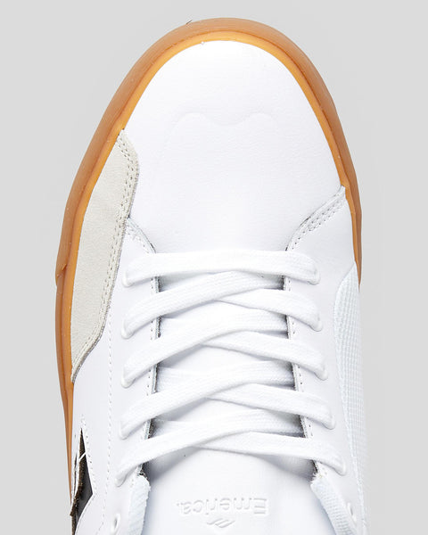 Emerica Shoes TEMPLE White Gum US SIZE Skateboard Sneakers
