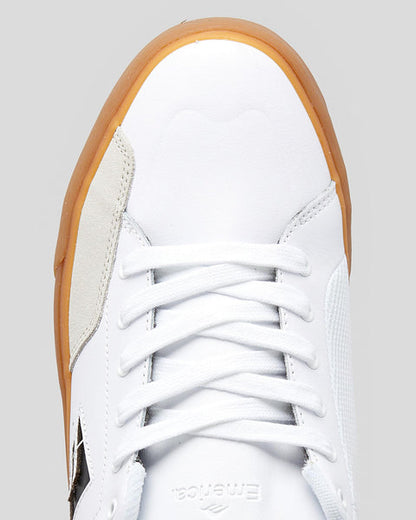 Emerica Shoes TEMPLE White Gum US SIZE Skateboard Sneakers
