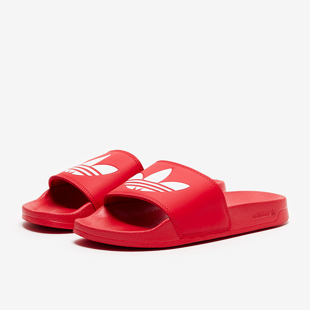 Adidas Originals Shoes Adilette Lite Slides Scarlet White Scarle Slip On Sandals