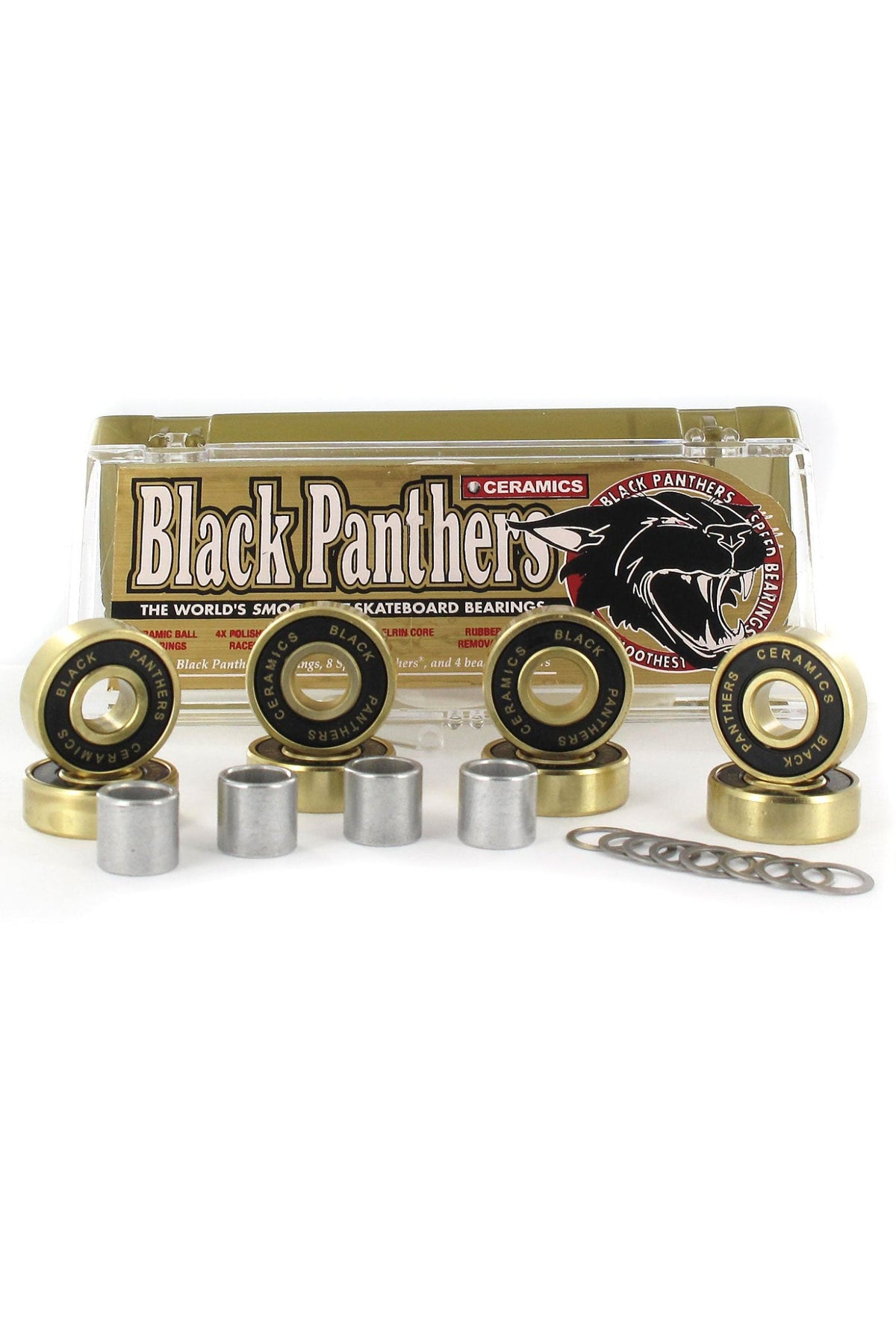 Black Panthers Bearings Ceramics Ceramic By Shortys Skateboards