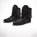 Kr3W Lincoln Black Waxed Suede Black Sole Usa 9 Uk 8 Skate Hip Hop Krew Shoes