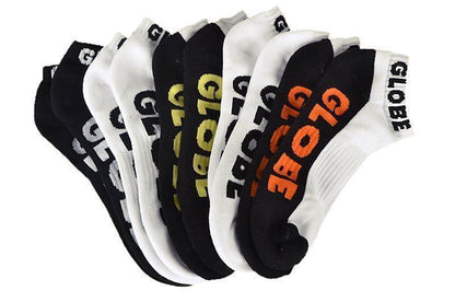 Globe Socks 5 Pack Still Walken Ankle SIZE 7-11 Skateboard Bmx Sox