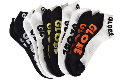 Globe Socks 5 Pack Still Walken Ankle SIZE 7-11 Skateboard Bmx Sox