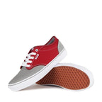 Vans Shoes Atwood Canvas Mid Grey Rio Red Usa Size Skateboard Sneakers