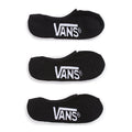 Vans Socks 3 Pack No Show Black Size 9 13 Invisible Skateboard Sox