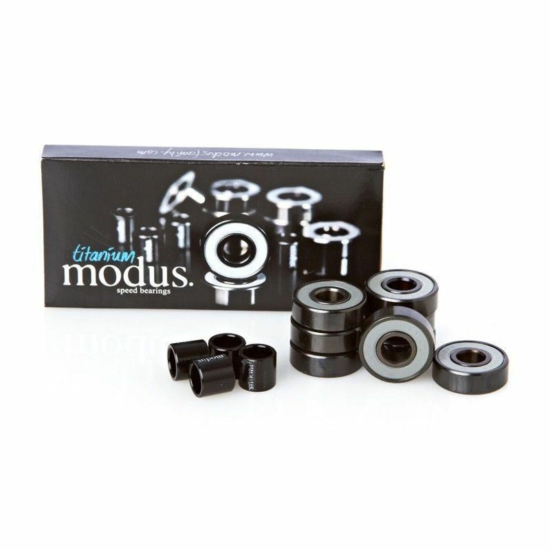 Modus Bearings Titanium New 8 Pack For Skateboards Longboards