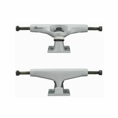 Tensor Skateboard Trucks Mag Light 5.25 Silver Hollow Set Reg 8" Axles
