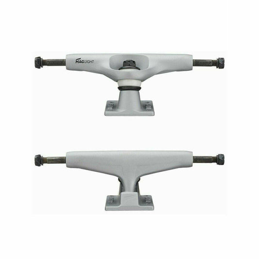 Tensor Skateboard Trucks Mag Light 5.25 Silver Hollow Set Reg 8" Axles