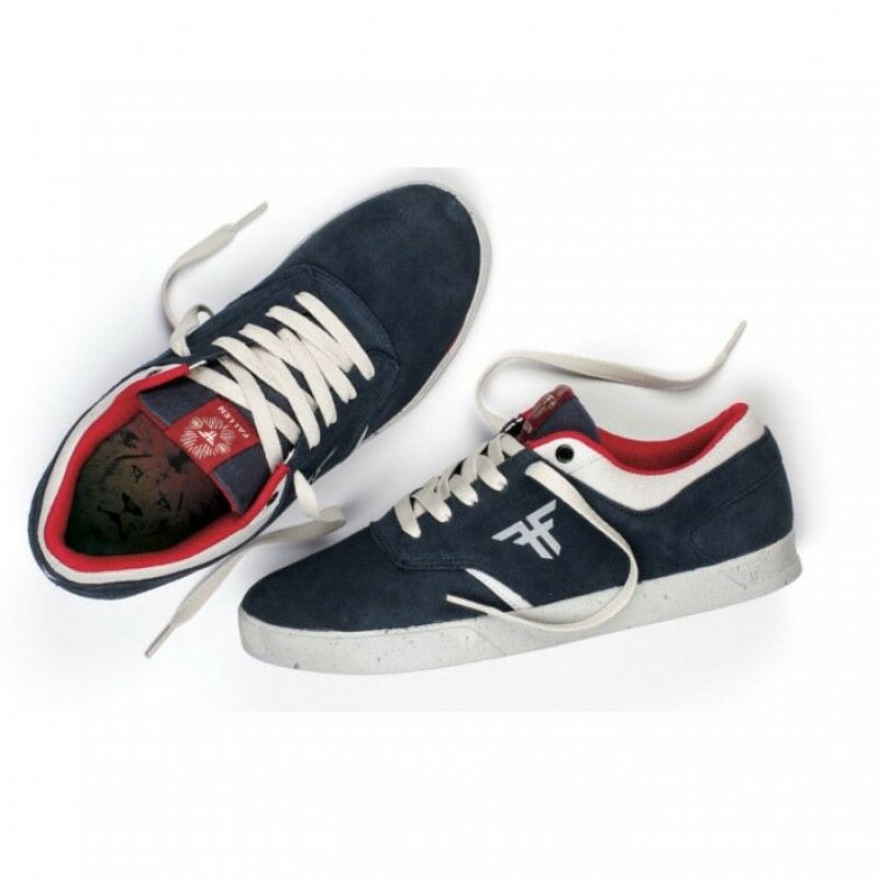 Fallen Shoes The Vibe Midnight Blue Newsprint Tommy Sandoval Us Size Sneakers
