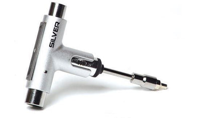 Silver Trucks Skate Tool Silver Premium Ratchet Complete Skateboard T-Tool