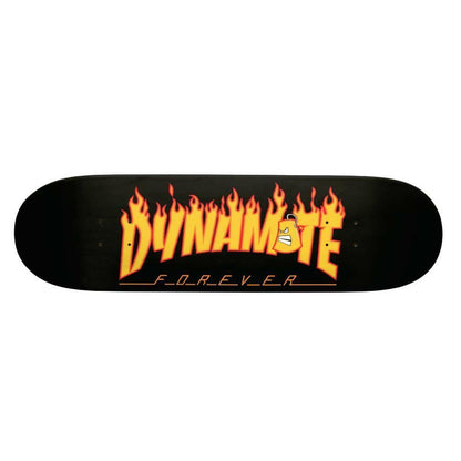 Dynamite Forever Skateboard Deck Thrashed Black