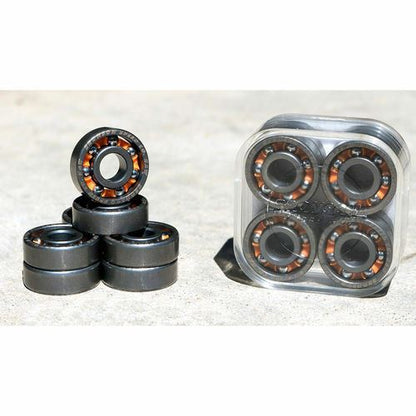 Bronson Bearings Raw 8 Pack Next Gen Shieldless Skateboard Bearings