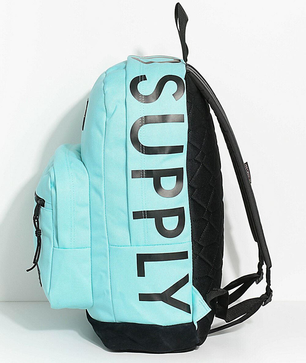 Jansport Backpack Right Pack x Diamond Supply Co Blue Skate School Travel Bag