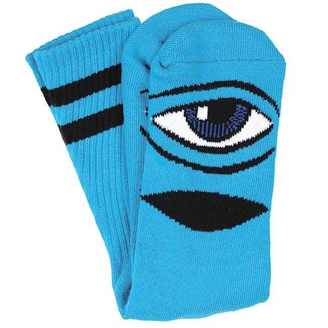 Toy Machine Socks Sect Eye Blue Osfm New Skateboard Sox