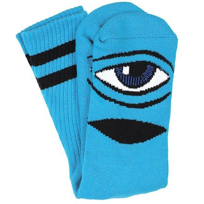 Toy Machine Socks Sect Eye Blue OSFM New Skateboard Sox