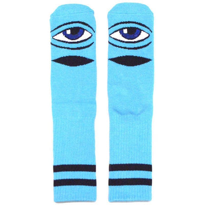 Toy Machine Socks Sect Eye Blue OSFM New Skateboard Sox