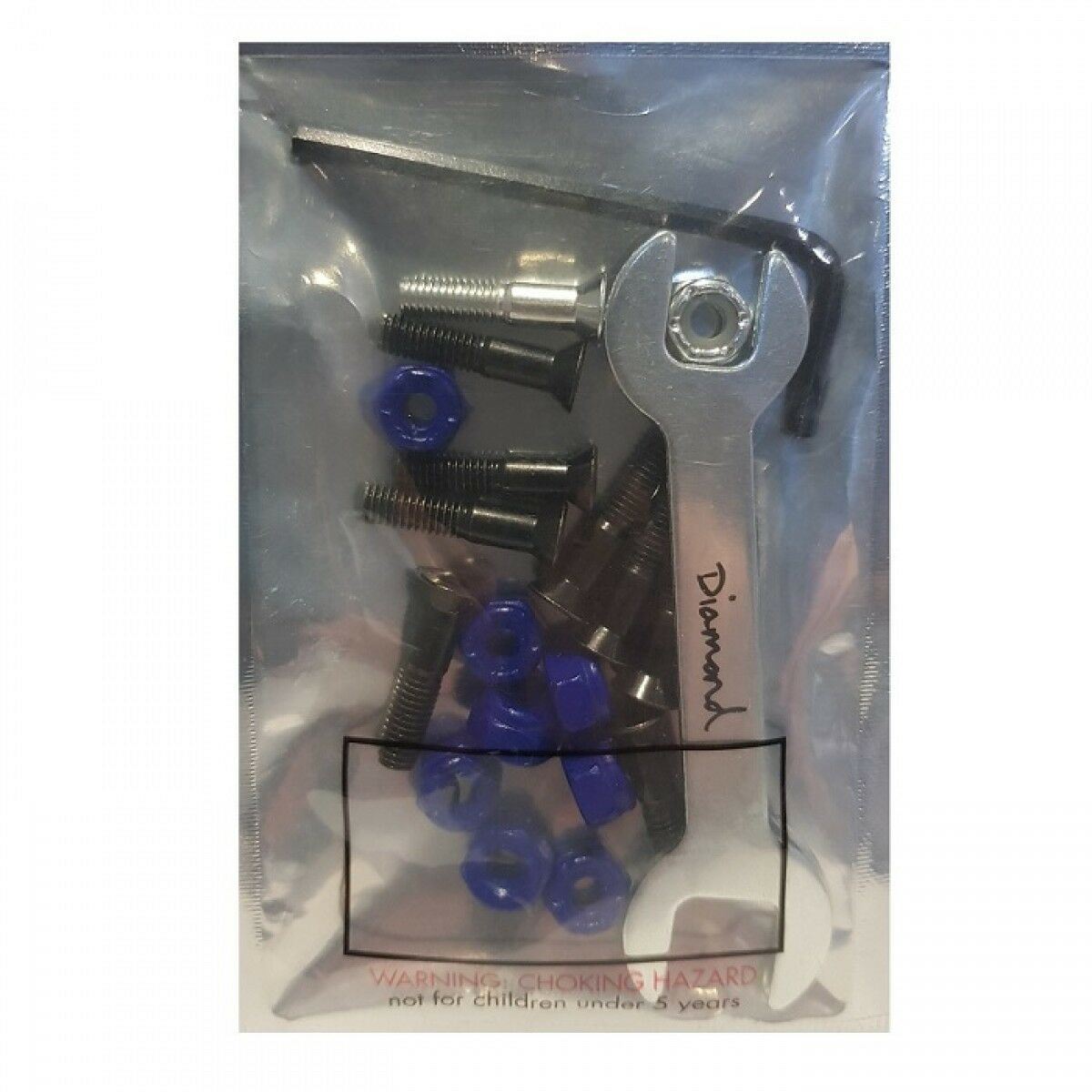 Diamond Supply Co Bolts Mariano Silver 7/8 Hella Tight Allen Skateboard Hardware