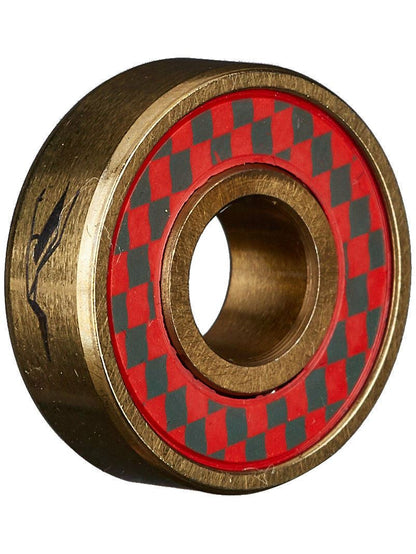 Cortina Skateboard Bearings Kyle Walker Signature Gold Pro Rated Red Green