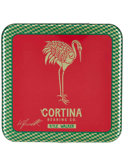Cortina Skateboard Bearings Kyle Walker Signature Gold Pro Rated Red Green