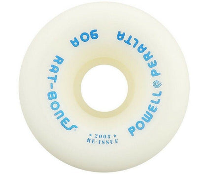 Powell Peralta Skateboard Wheels Rat Bones White 60mm 90a 2008 Reissue