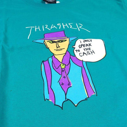 Thrasher Tee Gonz Cash Jade Skateboard Magazine T-Shirt Mark Gonzales Art