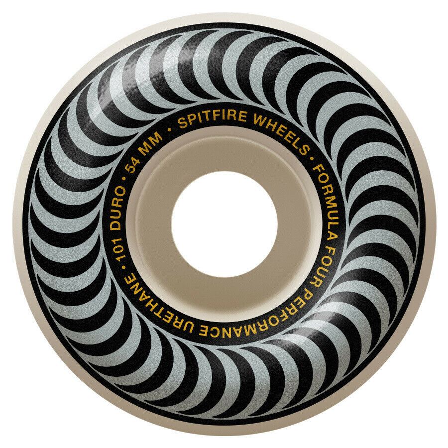 Spitfire Wheels F4 Classic Swirl 54mm Silver 101d Formula Four