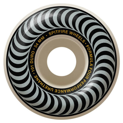 Spitfire Wheels F4 Classic Swirl 54mm Silver 101d Formula Four