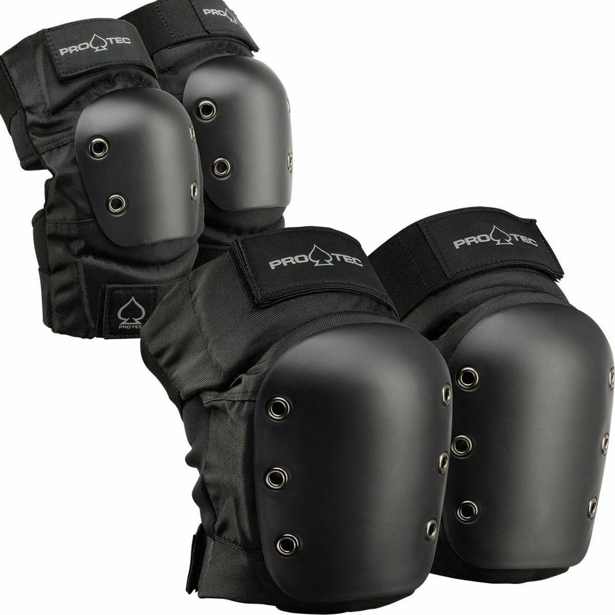 Pro-Tec Pads Street Elbow & Knee Set JUNIOR MEDIUM Protec Safety Skate Gear GONG