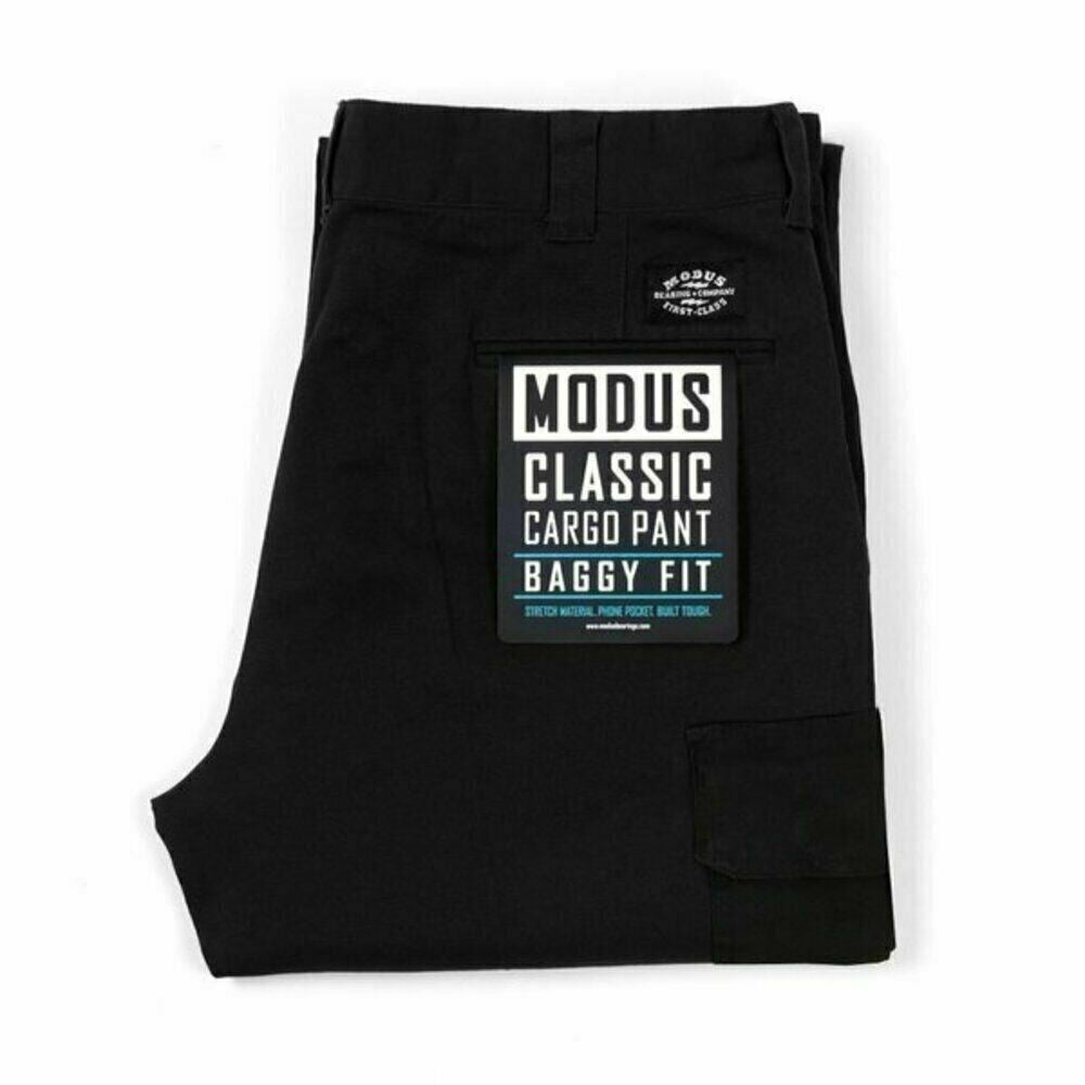 Modus Bearings Work Pants Cargo Baggy Fit BLACK