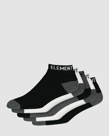 Element Socks 5 Pack Multi Ankle Size 7-11 Skateboard Sox