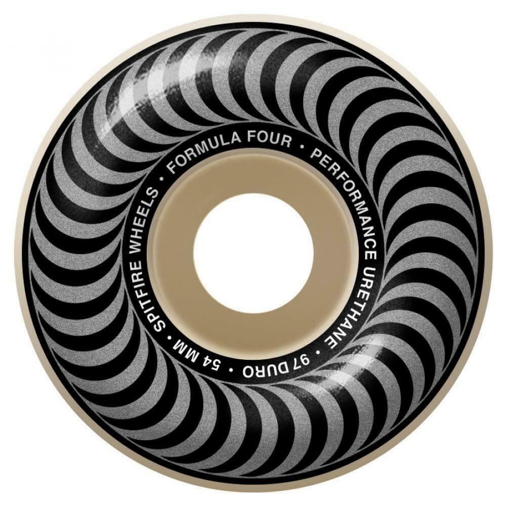 Spitfire Wheels Formula Four Classic Nat 54mm 97a Silver F4