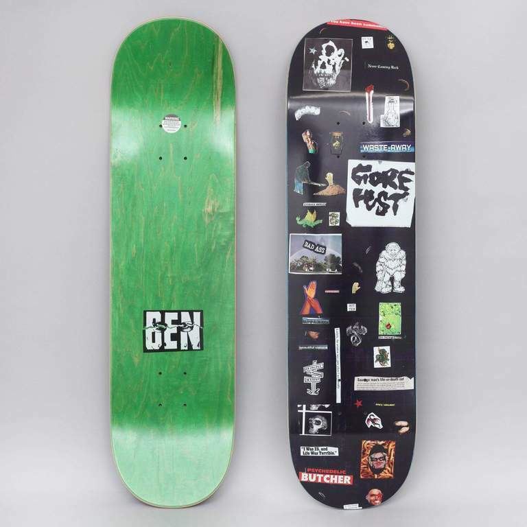 Hockey Skateboard Deck Summoned Ben Kadow 8.25"