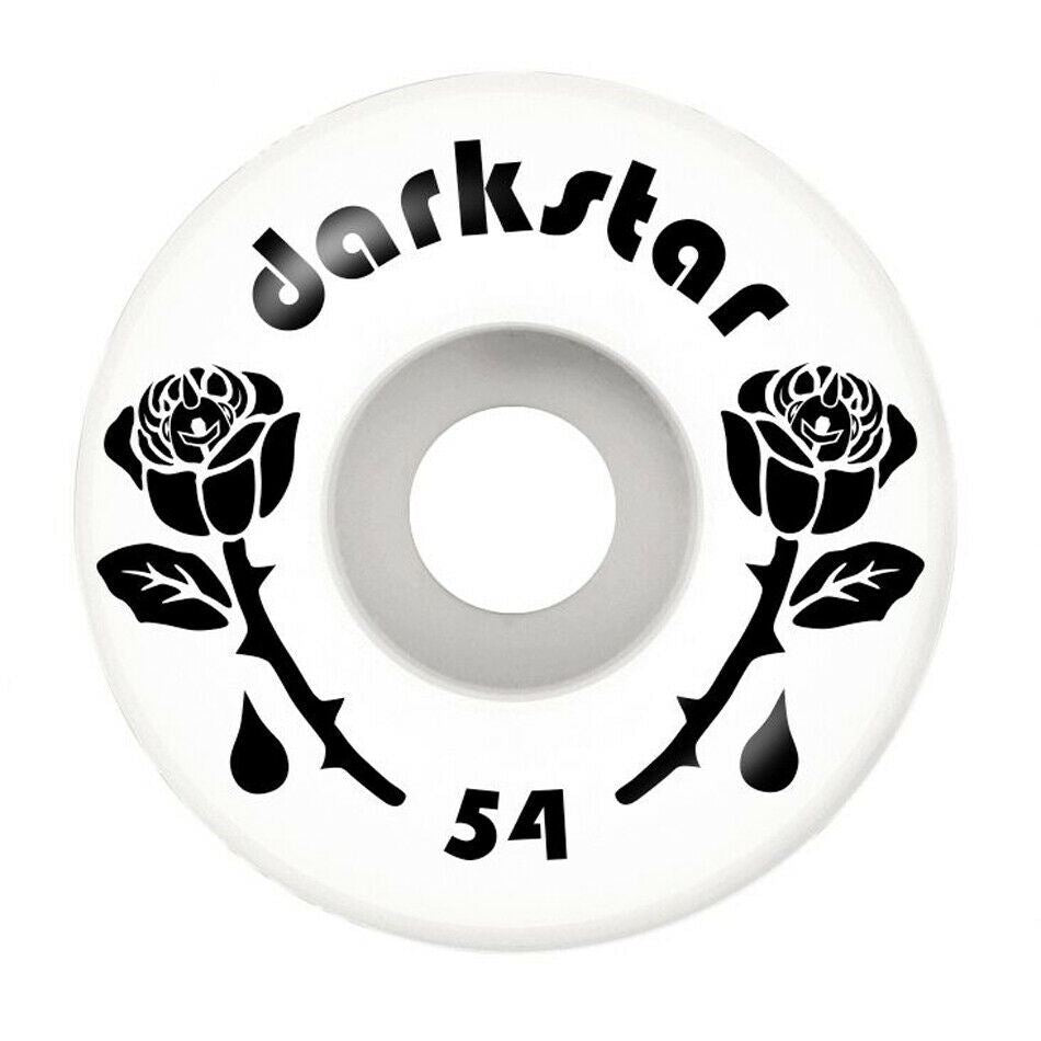 Darkstar Skateboard Wheels Forty Black White 54mm 99a
