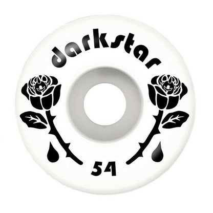 Darkstar Skateboard Wheels Forty Black White 54mm 99a