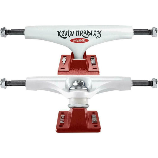 Thunder Skateboard Trucks 148 KB's Room Bradley White/Red Team 8.25" Axles