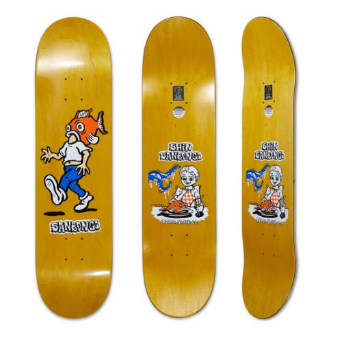 Polar Skateboard Deck SHIN SANBONGI Fish Head 8.375"