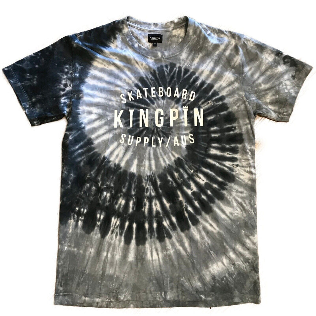 Kingpin Skate Supply Tee Retro Tie Dye Skateboard T Shirt
