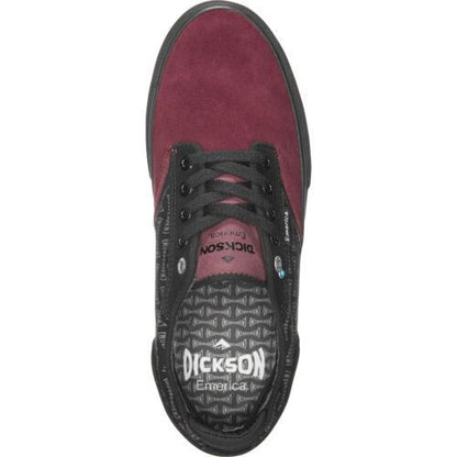 Emerica Shoes Dickson x Independent Red Black US SIZE Skateboard Sneakers